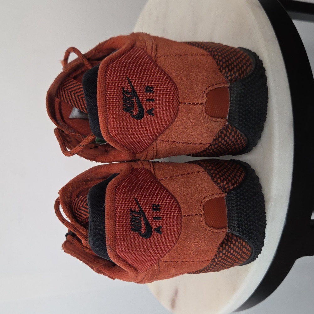 Nike Air Force 1 Wild Men's Burnt Orange Suede Sneakers Size 6 - Picture 4 of 6